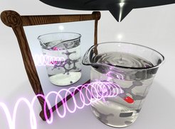 Left- or right-handed X-ray light can be used to identify the mirror-image shapes of chiral molecules, even in the liquid phase.