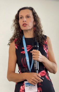 Zu den ersten Rednern am Eröffnungstag gehörte FHI-Direktorin Prof. Dr. Beatriz Roldán.