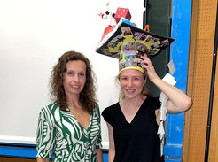 Prof. Dr. Roldan Cuenya and Clara Rettenmaier.