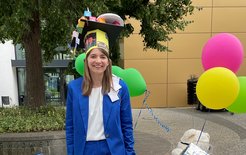 Antonia Herzog after her defense.