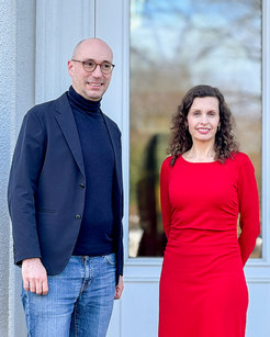 Ruppert Stüwe and Prof. Dr. Beatriz Roldán Cuenya
