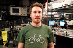 Sam Beaulieu in his lab at INRS-EMT, Canada.