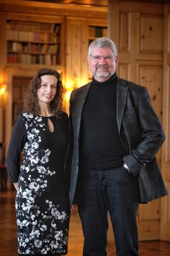Prof. Beatriz Roldán Cuenya und Prof. Robert Schlögl