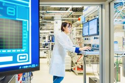 The Chinese scientist Li He has been working at the Fritz Haber Institute since September 2020.